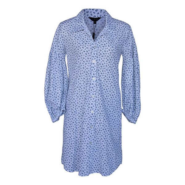 Shirt Dress With Oversized Sleeves Le Reussi