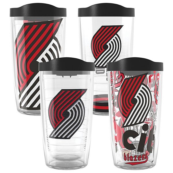 Tervis Portland Trail Blazers Four-Pack 16oz. Classic Tumbler Set Vera Bradley x Tervis