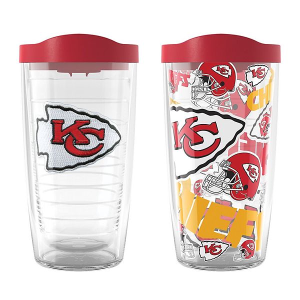 Tervis Kansas City Chiefs Two-Pack 16oz. Allover Classic Tumbler Set Vera Bradley x Tervis