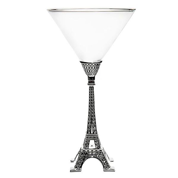 Godinger Silver Landmark Eiffel Tower Martini Glass Godinger Silver