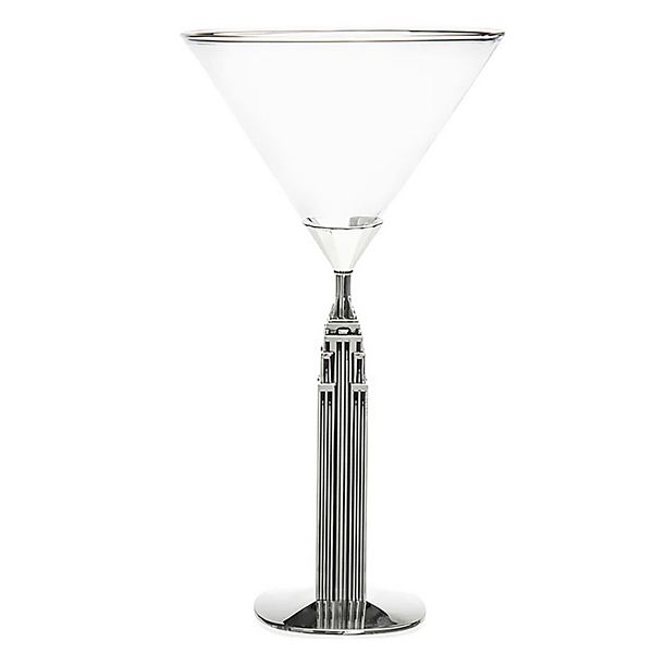 Godinger Silver Landmark Empire State Martini Glass Godinger Silver