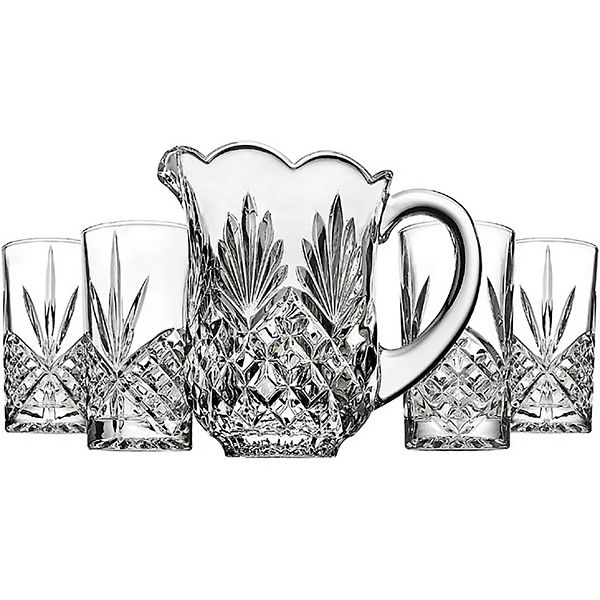 Godinger Silver Dublin Crystal 5-Piece Pitcher & Highball Set Godinger Silver