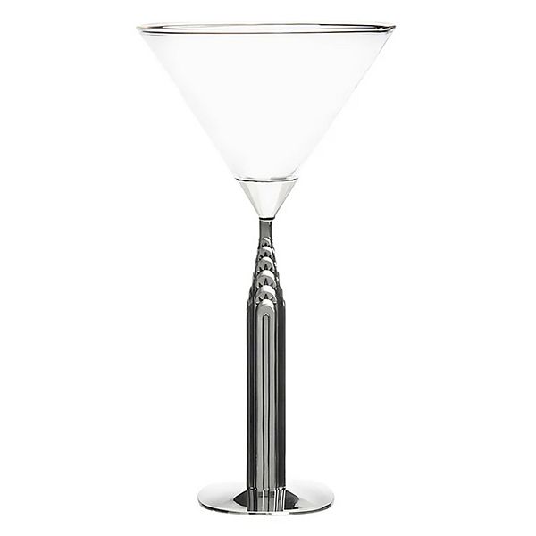 Godinger Silver Landmark Chrysler Martini Glass Godinger Silver