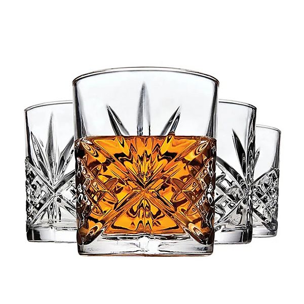 Godinger Silver Dublin Crystal Double Old Fashioned 4-pc. Set Godinger Silver