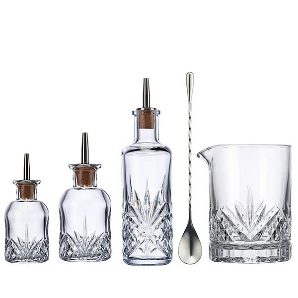 Godinger Silver Dublin Crystal Bitters Set Godinger Silver