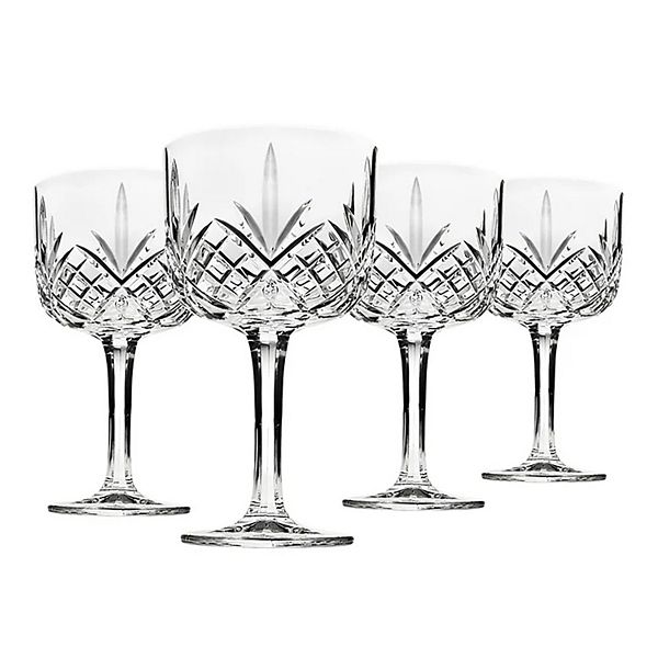 Godinger Silver Dublin Crystal Gin Balloon Glasses - Set of 4 Godinger Silver