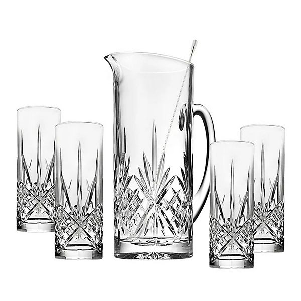 Godinger Silver Dublin Crystal 6-Piece Pitcher Set Godinger Silver