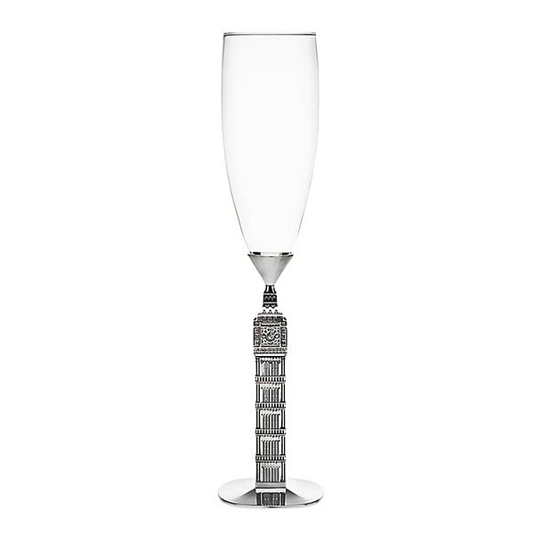 Godinger Silver Landmark Big Ben Flute Glass Godinger Silver