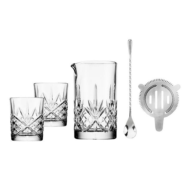 Godinger Silver Dublin Crystal 6-Piece Mixing Pitcher Set Godinger Silver