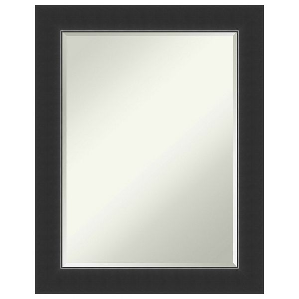 Corvino Petite Bevel Wood Bathroom Wall Mirror Amanti Home