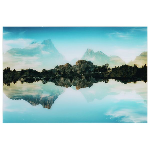 Empire Art Direct Quiet Waters Glass Wall Art Empire Art Direct