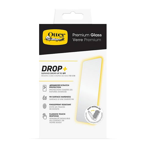 OtterBox Premium Glass Screen Protector for Apple iPhone 15 Pro Max Clear OtterBox