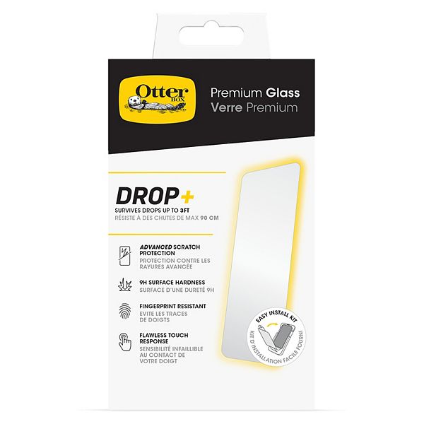 OtterBox Premium Glass Screen Protector for Apple iPhone 15 Pro Clear OtterBox