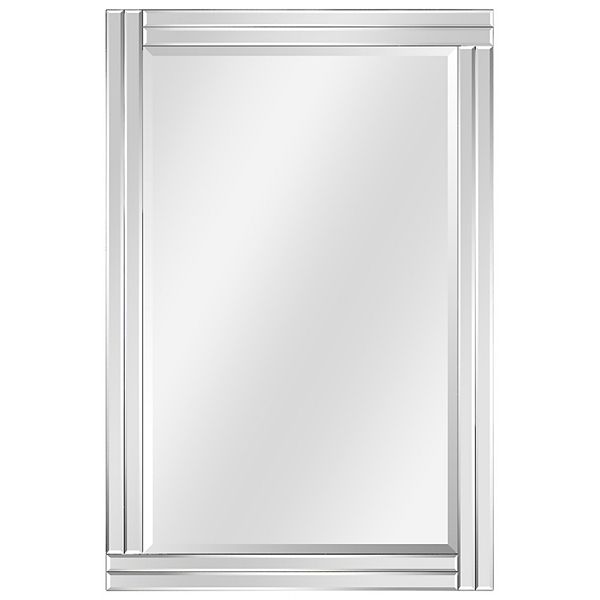 Beveled Clear Rectangular Mirror Empire Art Direct