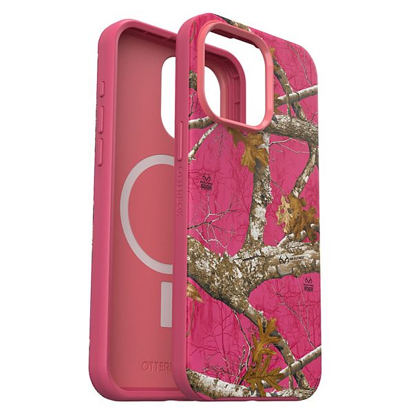 OtterBox Symmetry MagSafe Case for Apple iPhone 15 Pro Max - Realtree Flamingo Pink OtterBox