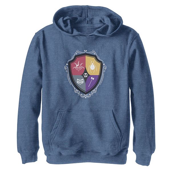 Girls 7-16 Wednesday Crest Graphic Hoodie Licensed Character