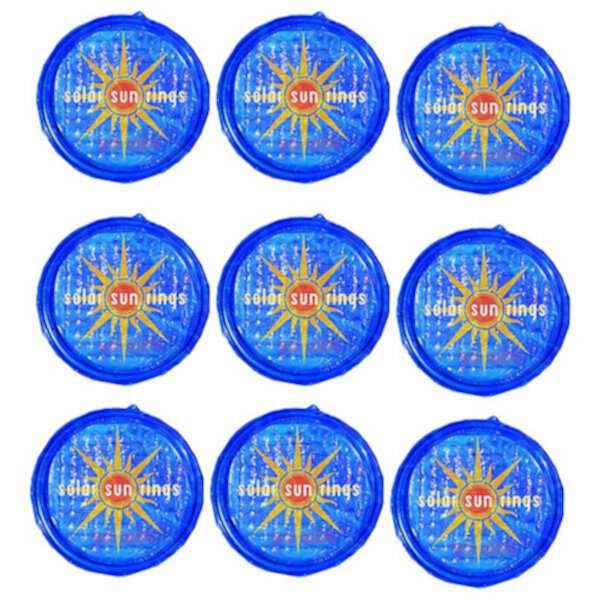 Solar Sun Rings UV Resistant Pool & Spa Heater Circular Solar Cover (9 Pack) Solar Sun Rings