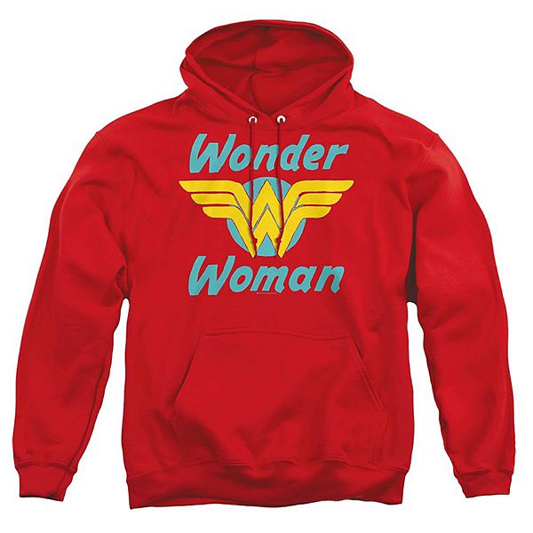 Худи с капюшоном DC Comics Wonder Woman Wings для взрослых, унисекс, 50% хлопка, 50% полиэстера Licensed Character