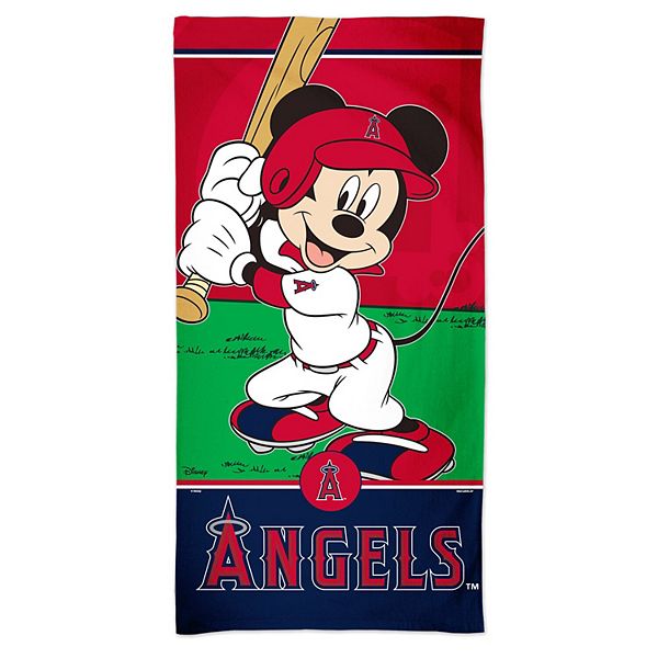 Пляжное полотенце Disney Los Angeles Angels с графикой, 76 x 152 см, для машинной стирки Unbranded