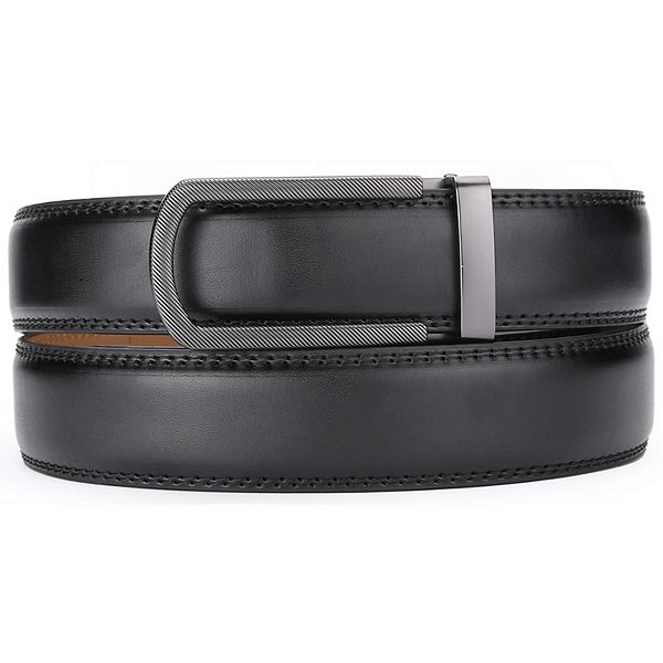 Men's Ribbed Metal Ratchet Belt Mio Marino