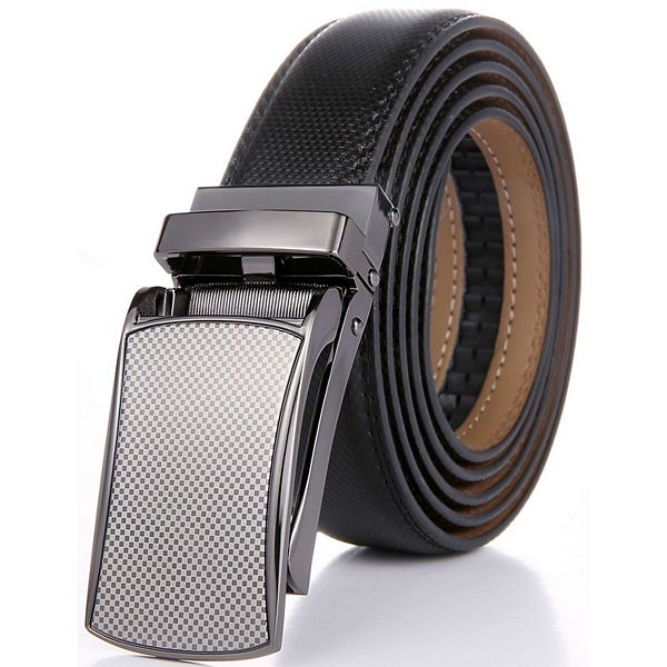 Men's Checkered Ratchet Belt Mio Marino