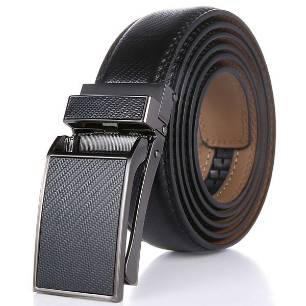 Men's Grid Design Ratchet Belt Mio Marino