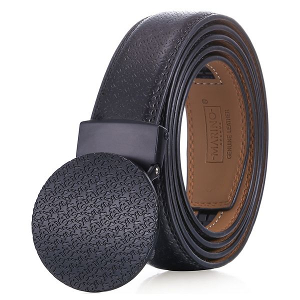 Men's Round Foulard Designer Ratchet Belt Mio Marino