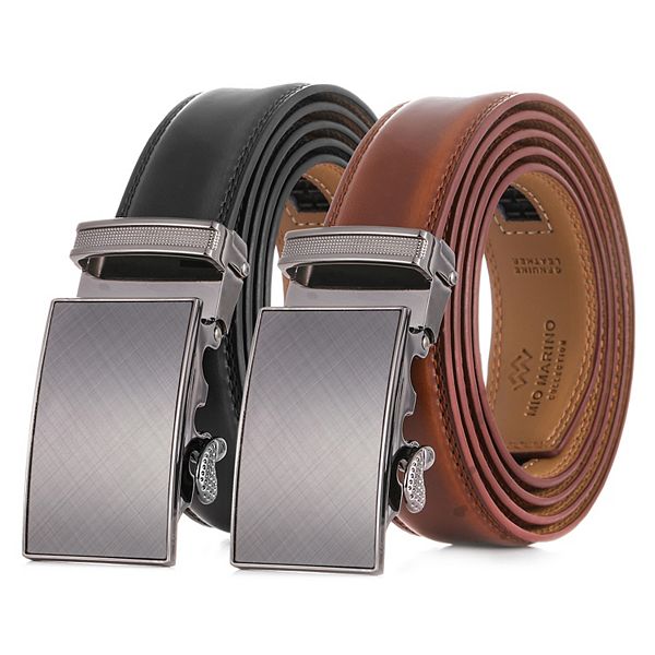 Men's Radiant Design 2 Pack Ratchet Belt Mio Marino