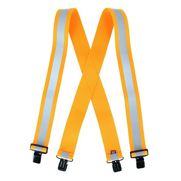 Men's Big & Tall Clip-end Reflective Safety Suspenders Perry Suspenders