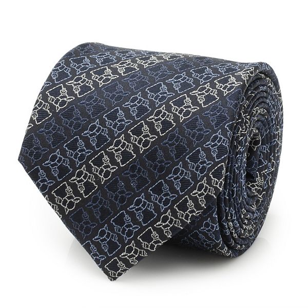 Grogu Outline Stripe Navy Men's Tie Altr/Ego