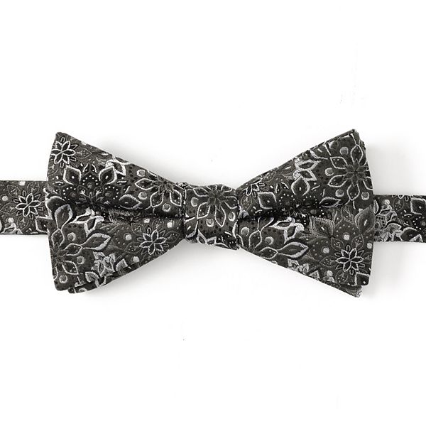 Kaleido Floral Charcoal Men's Bow Tie Altr/Ego