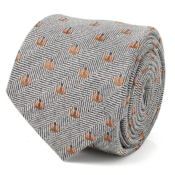 Holiday Pumpkin Herringbone Tie Altr/Ego