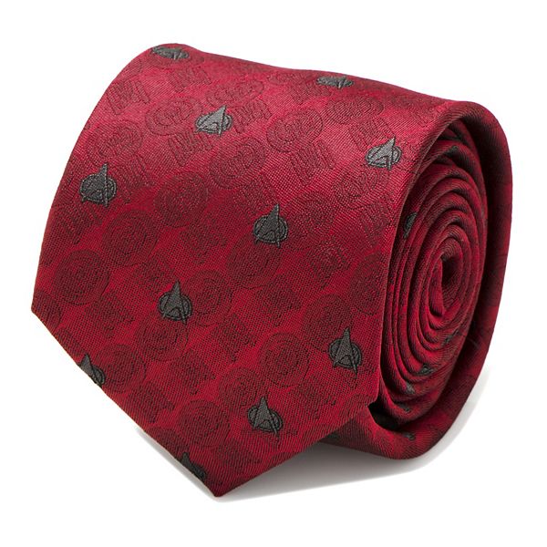 Tng Red Delta Shield Men's Tie Altr/Ego