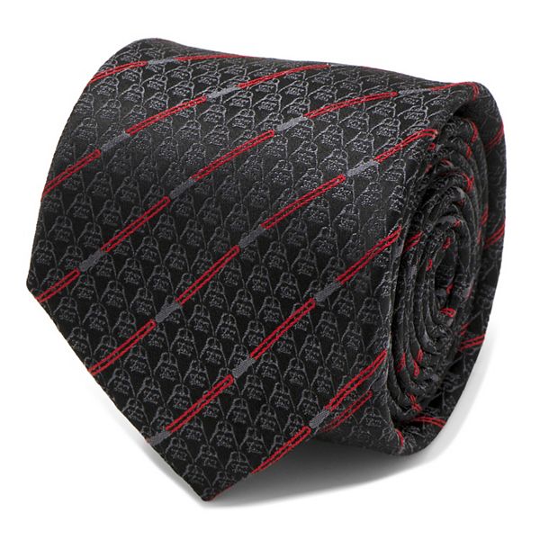 Darth Vader Black Lightsaber Stripe Men's Tie Altr/Ego