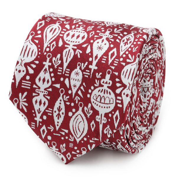 Christmas Wrap Red Men's Tie Altr/Ego