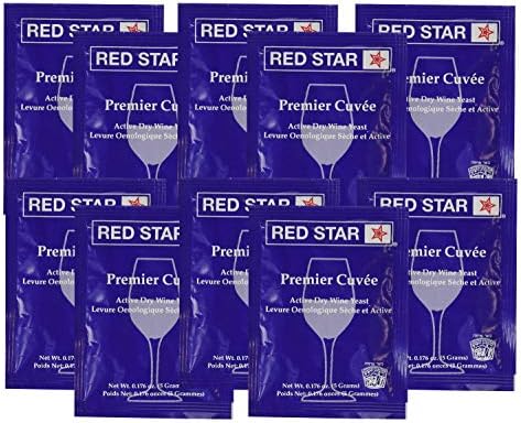 Red Star Premier Cuvee Yeast 10 Packets Red Star