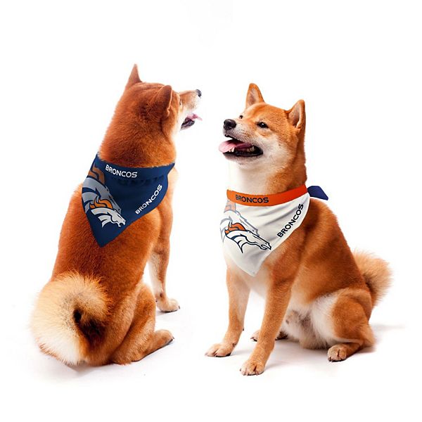 NFL Denver Broncos Home & Away Pet Bandana NFL