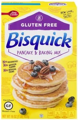 Betty Crocker Bisquick Baking Mix, Gluten Free Pancake and Baking Mix, 16 Oz Box (Pack of 2) LASH LABS