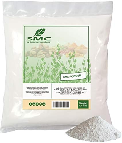 CMC Powder 1 Pound BULK-SODIUM CARBOXYMETHYL CELLULOSE SMC by Sugarman Candy