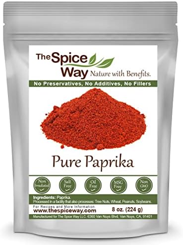 Паприка в порошке, 227 г, без консервантов, добавок, глутамата натрия и ГМО The Spice Way