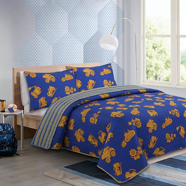 Construction Trucks Quilt Set with Shams Harper Lane