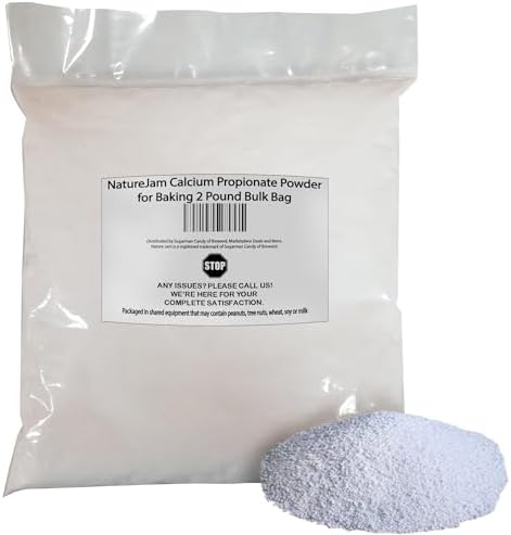 NatureJam Calcium Propionate Powder for Baking 2 Pounds Bulk Bag Naturejam