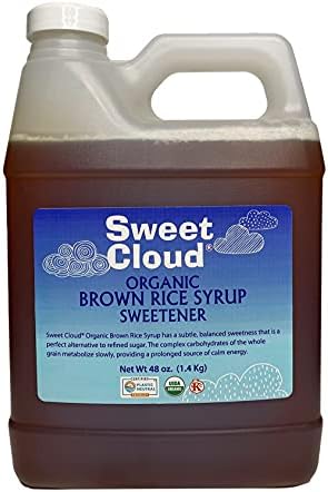 Безглютеновый органический сироп из коричневого риса, 454 г, веганский, натуральный заменитель сахара и меда Sweet Cloud