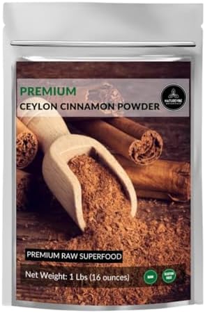 Ceylon Cinnamon Powder (1lb), Ground Premium Quality by Naturevibe Botanicals | Gluten-Free, Keto Friendly & Non-GMO (16 ounces) Naturevibe Botanicals