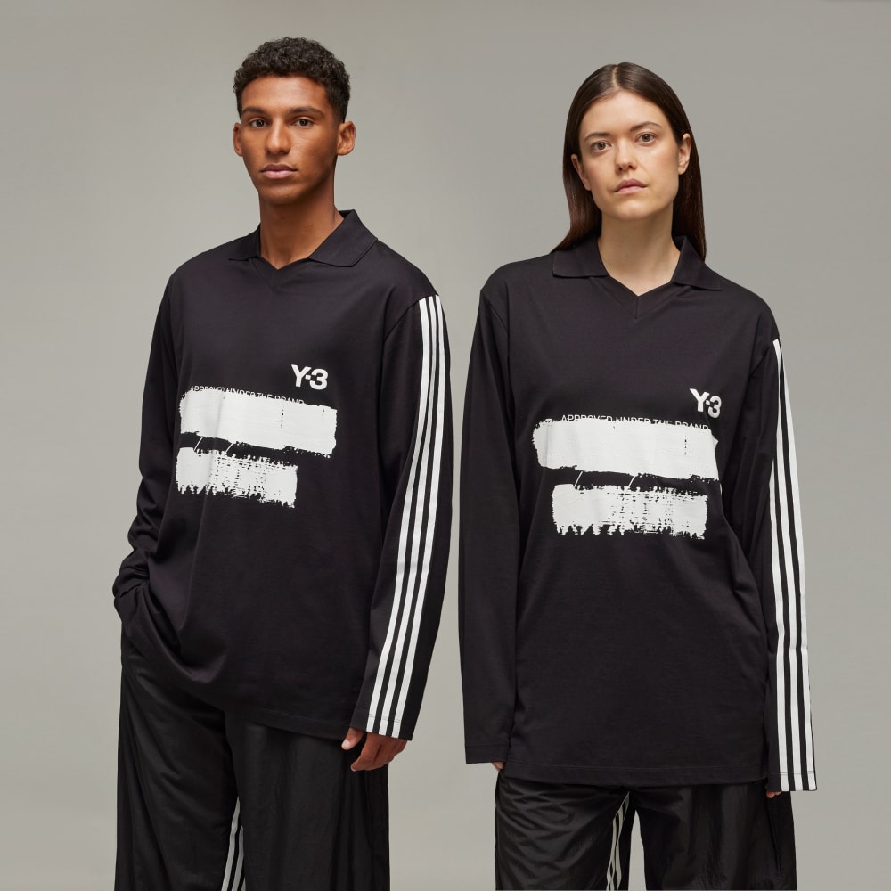 Y-3 Graphic Logo Long Sleeve Tee Adidas Y-3