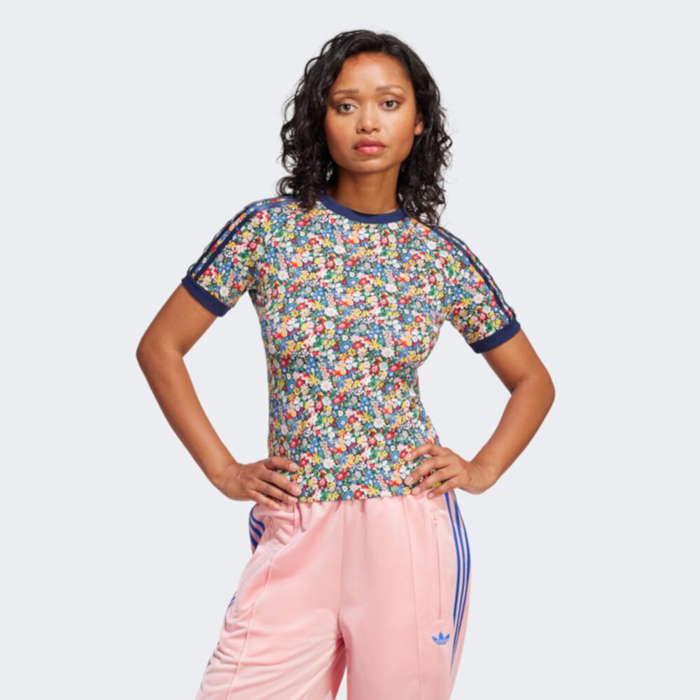 Футболка adidas Originals x Liberty London Cali с ярким принтом из мягкого джерси Adidas Originals