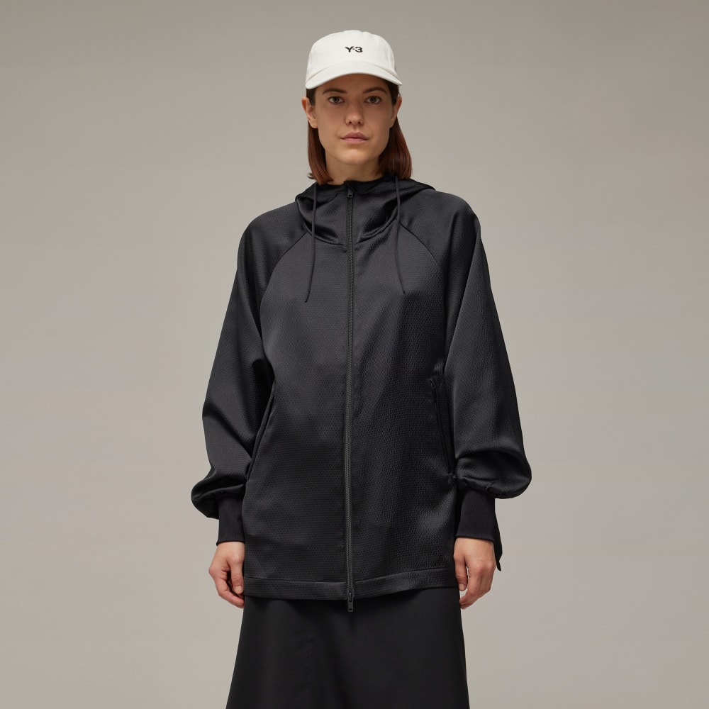 Y-3 Tech Seersucker Zip Hoodie Adidas Y-3