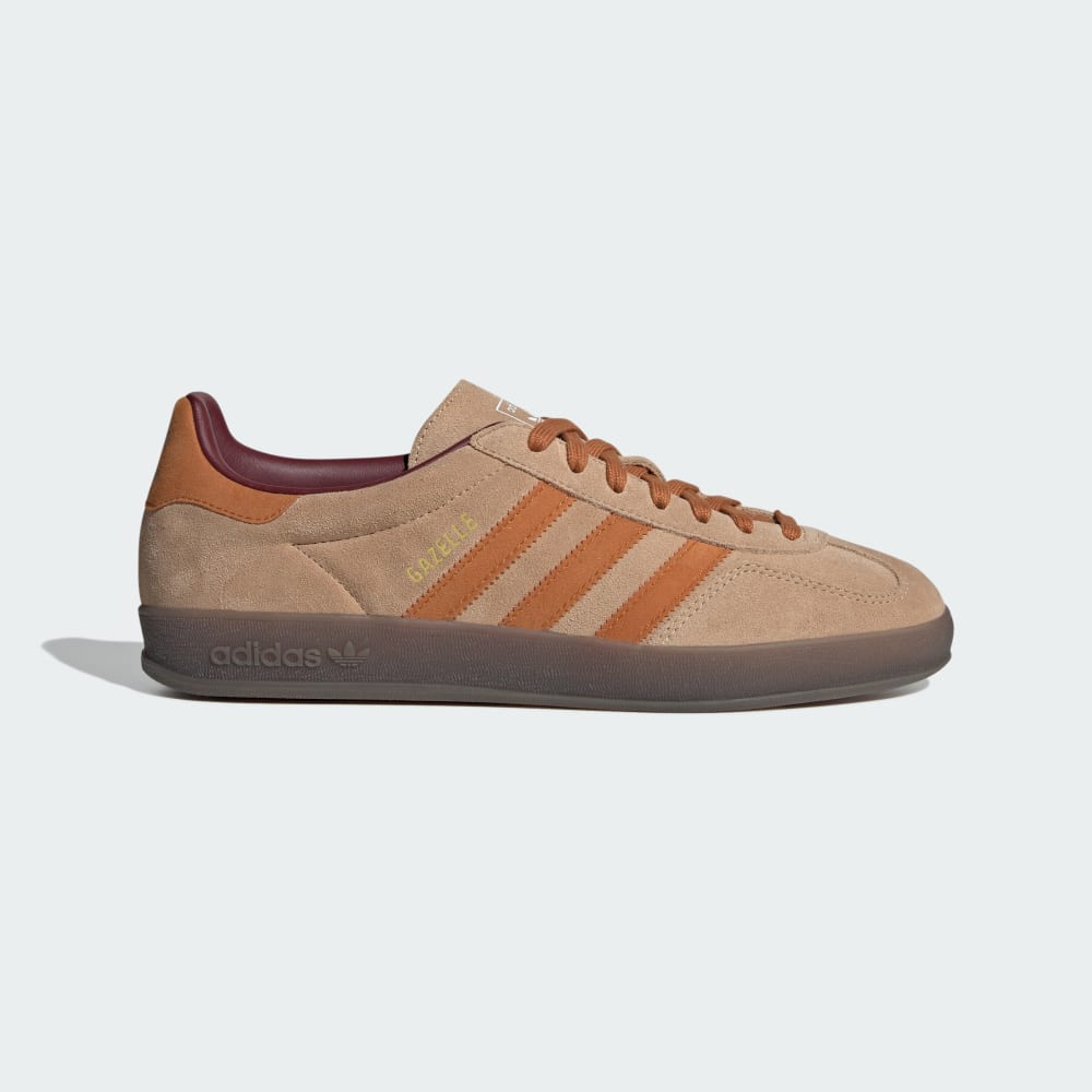 Кожаные кроссовки Gazelle Indoor от adidas Originals с резиновой подошвой для комфорта и стиля Adidas Originals