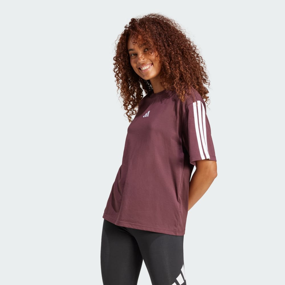 Essentials 3-Stripes Boyfriend Tee Adidas