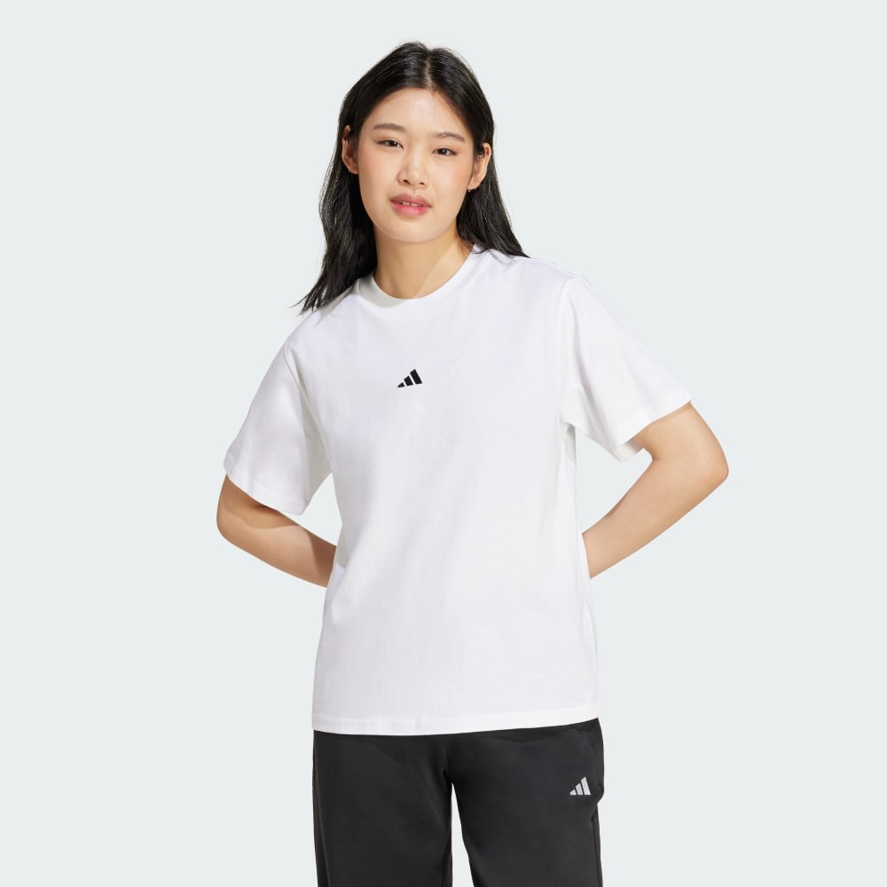 Essentials Small Logo Cotton Tee Adidas